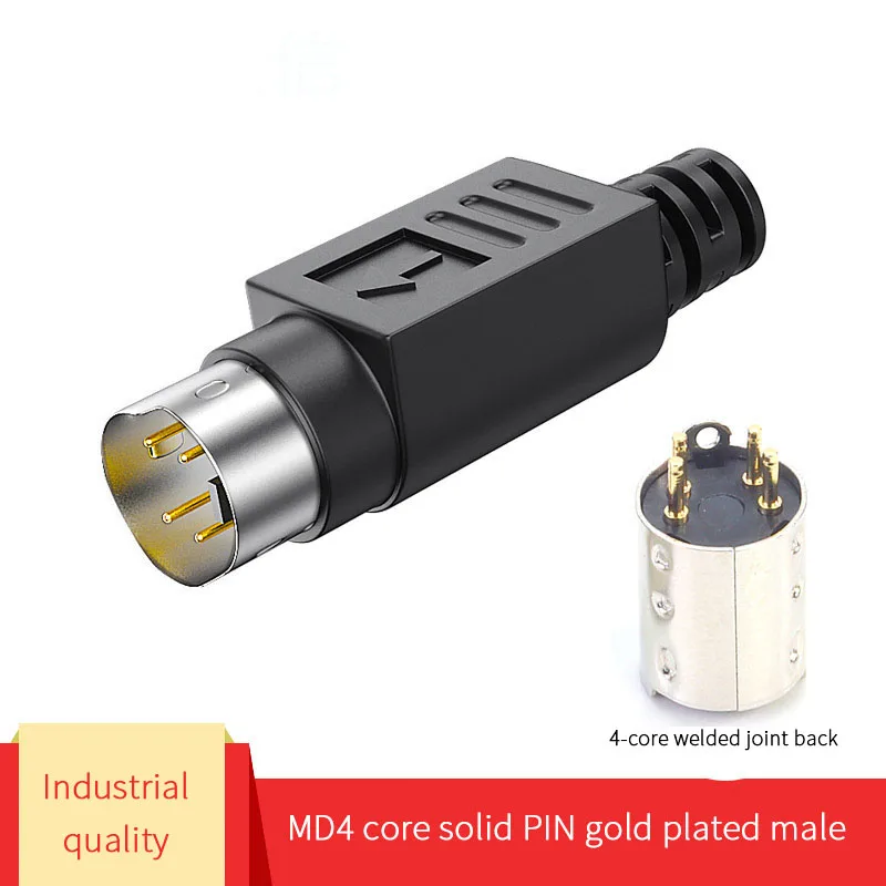 4 шт. 8-контактный разъем Din Штекерный мини-разъем для клавиатуры и детской модели