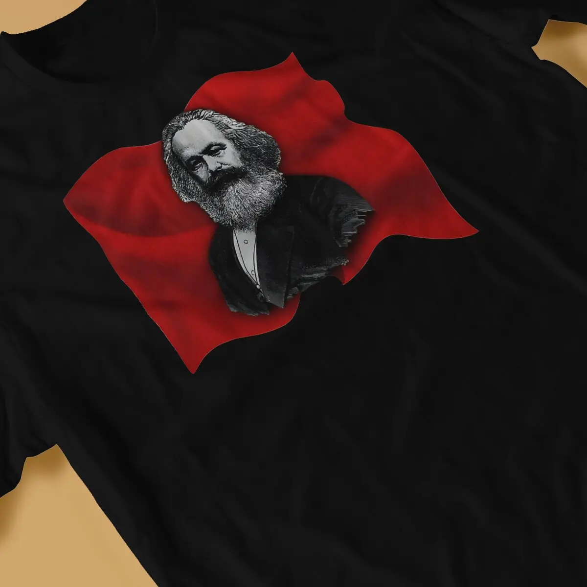 Футболка The Great Marx с Карлом Винтажная футболка для подростков Высококачественная