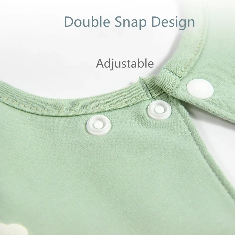 Детские нагрудники модные с круглым вырезом детские слюнявчики 360 градусов