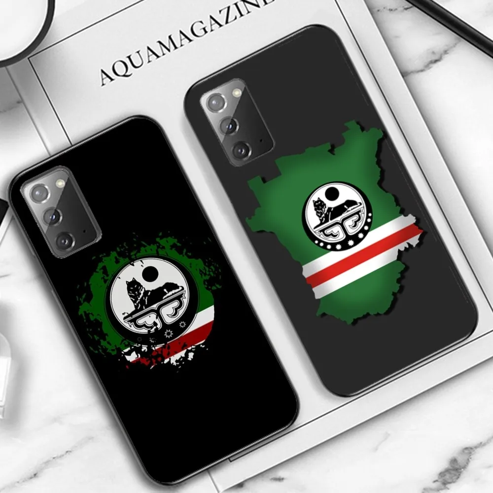 

Chechen Flag Phone Case For Samsung Note 8 9 10 20 pro plus lite M 10 11 20 30 21 31 51 A 21 22 42 02 03