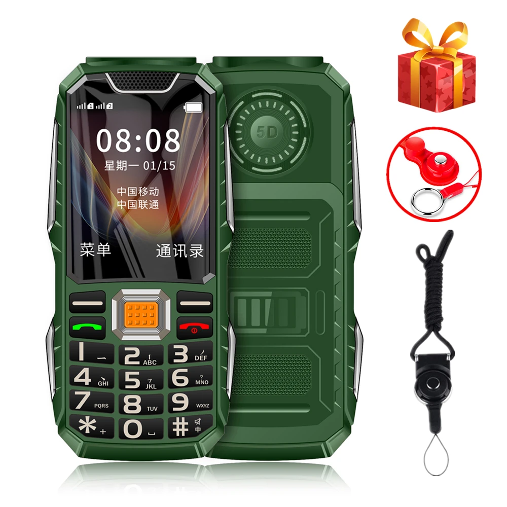 Push Button Rugged Mobile Phone 2.4
