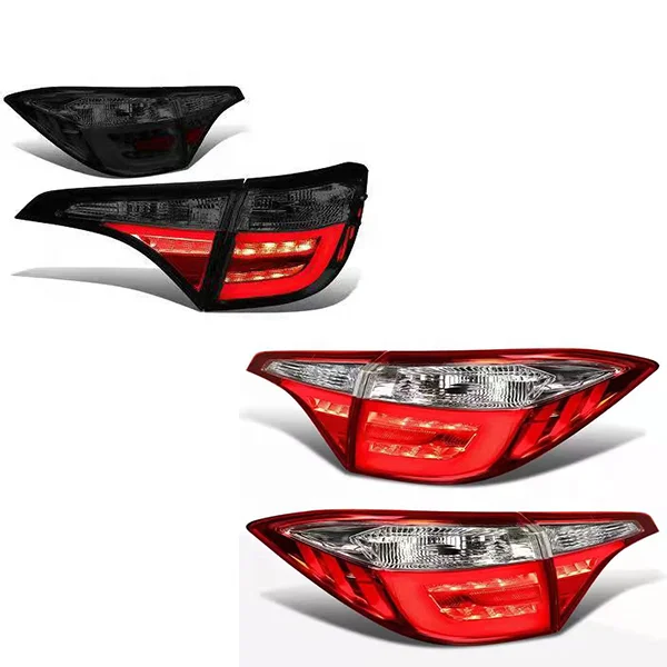 

LED tail lights Red lens smoke lens for 2014-2019 Toyota corolla SE/LE USA version tail lamp taillight assembly