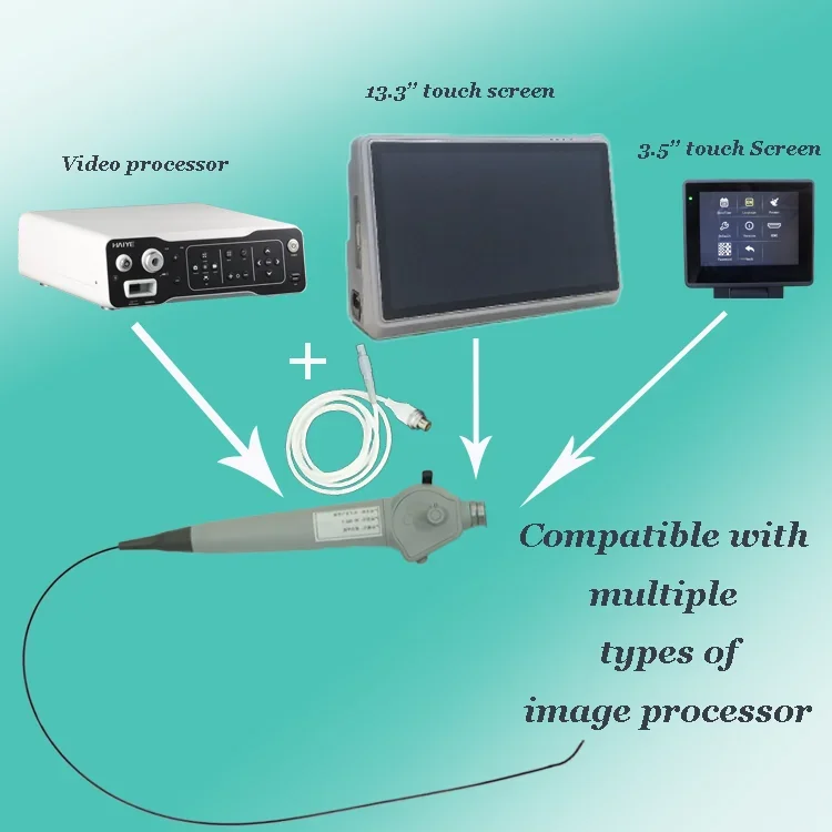 Ручной портативный видеобронхоскоп экономичный тай-бронкозопия гибкий