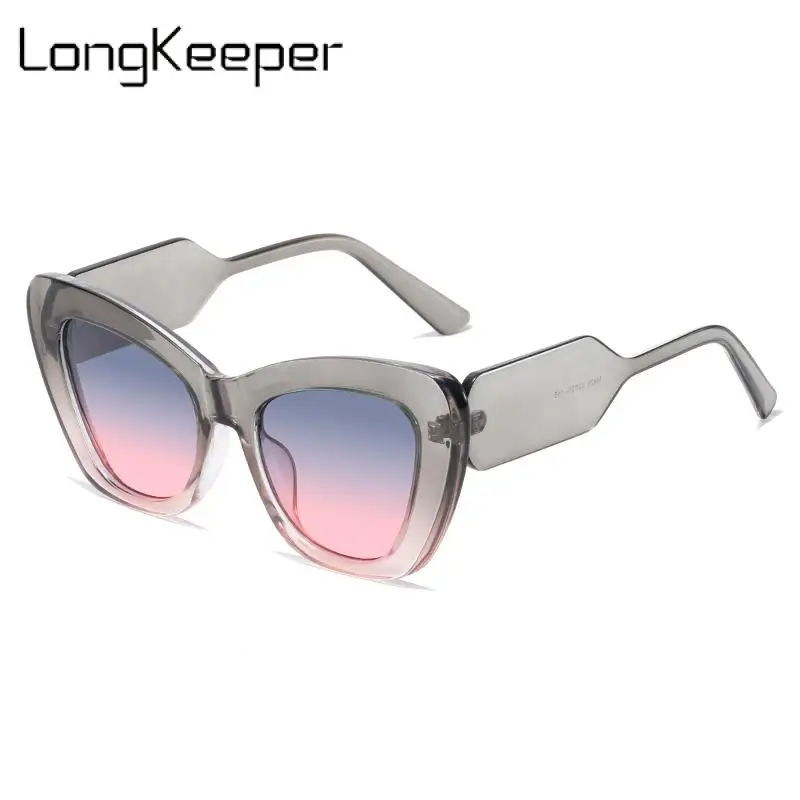 

Cat Eye Sunglasses Trendy Driving Gradient Sun Glasses UV400 Personality Female Street Shooting Eyewear Brand Designer Glasses
