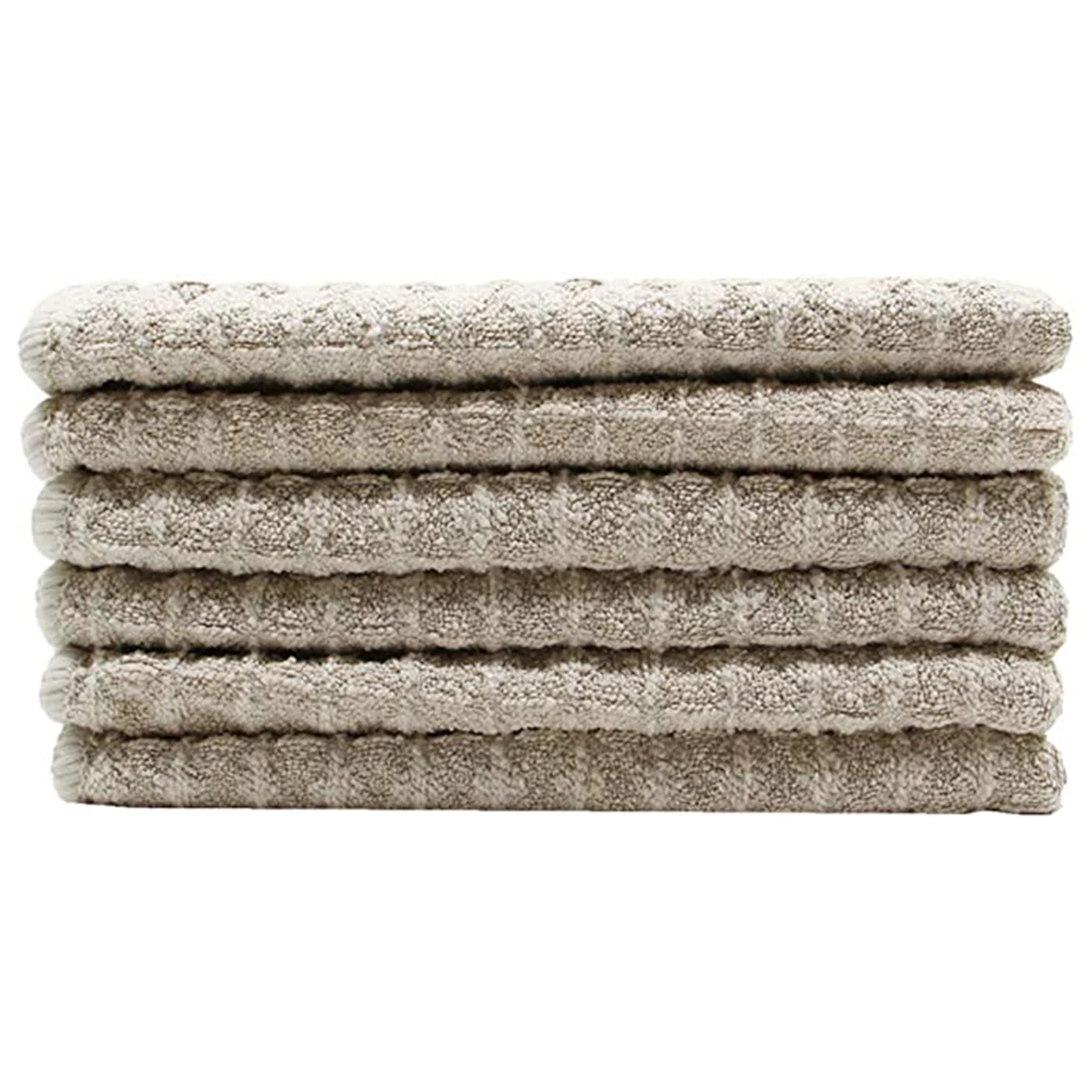 

Чистящая тряпка из микрофибры, упаковка из 6 супер-абсорбирующих чистящих салфеток со шнурком, без полосок, 30*30 см, однотонный цвет CLH @ 8