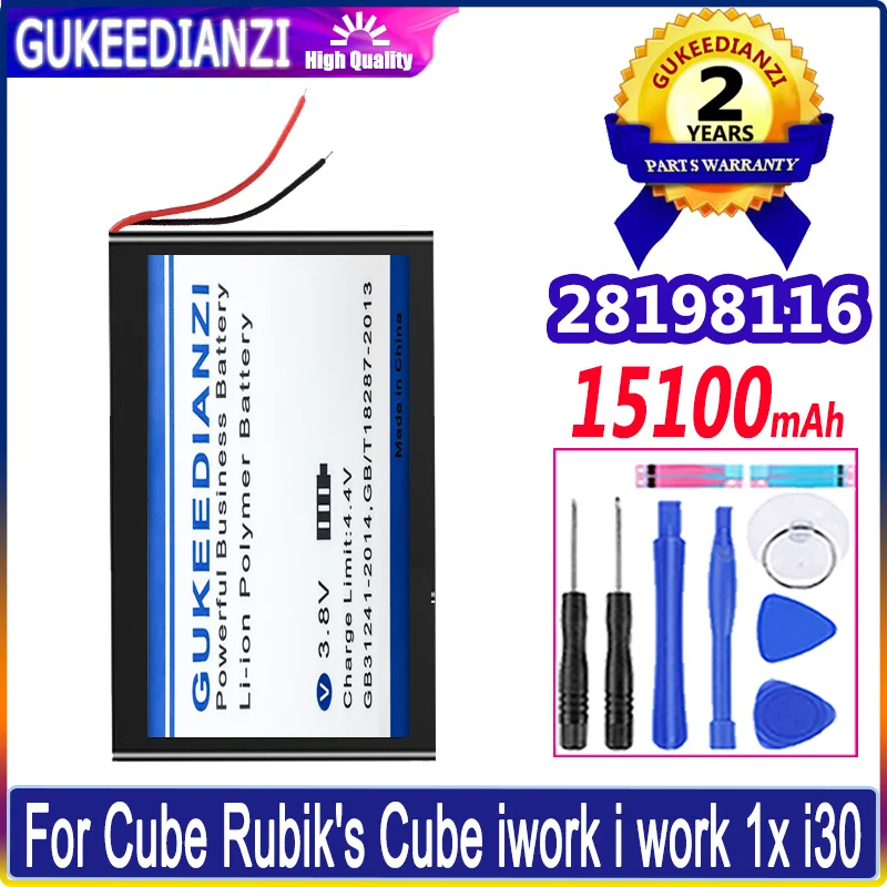 

Bateria New Battery 28198116 15100mAh For Cube Rubik's For Cube iwork i work 1x i30 Laptop High Quality Battery