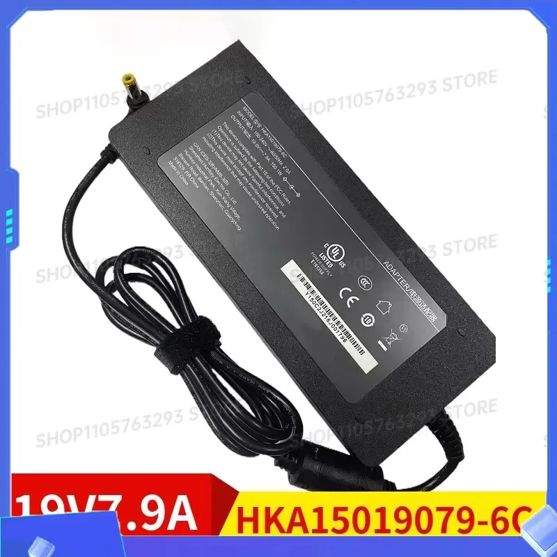 Зарядное устройство для ноутбука HKA15019079-6C, 19В 7.9А 150.1Вт, адаптер переменного тока, блок питания, новый сменный, с разъемом 5.5x2.5мм (art.: 3920dc9cbca7a) - 3920dc9cbca7a