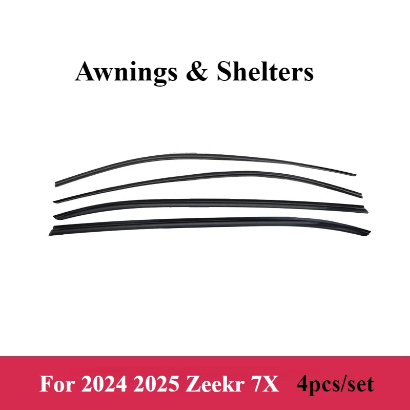 

Для Geely Zeekr 7X дождевик безрамный фортепиано черный дождевик оконная перегородка автомобиля модифицированный аксессуар безрамный солнцезащитный козырек для 7X