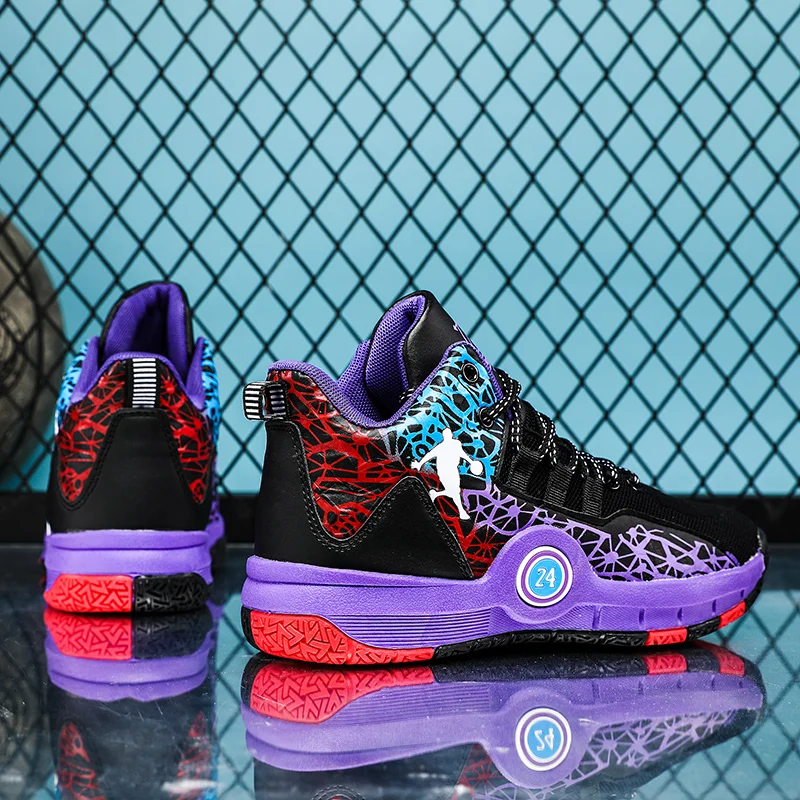 Демисезонные мужские баскетбольные туфли уличные ботинки на шнуровке