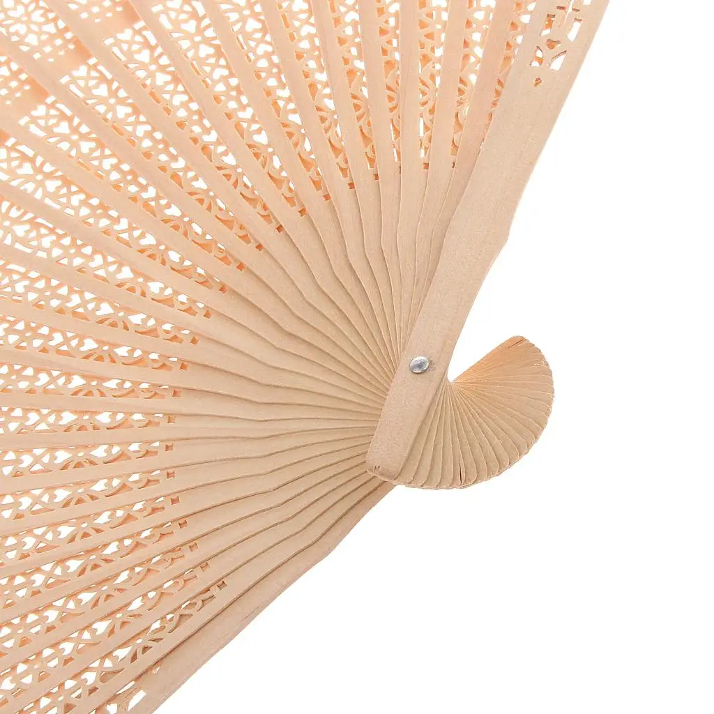 Винтажный китайский деревянный вырезанный Ручной Веер Magideal складной веер для