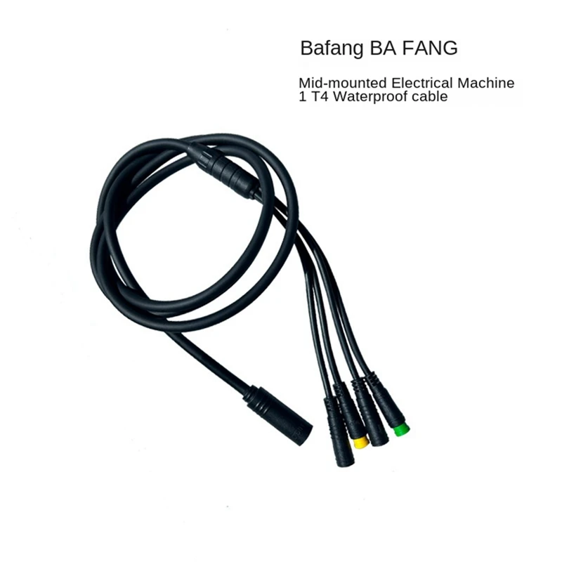 

New 1T4 Waterproof Cable Harness For Bafang BBS BBS01 BBS02 BBSHD Mid Motor Display Brake Lever Thumb Throttle Connector