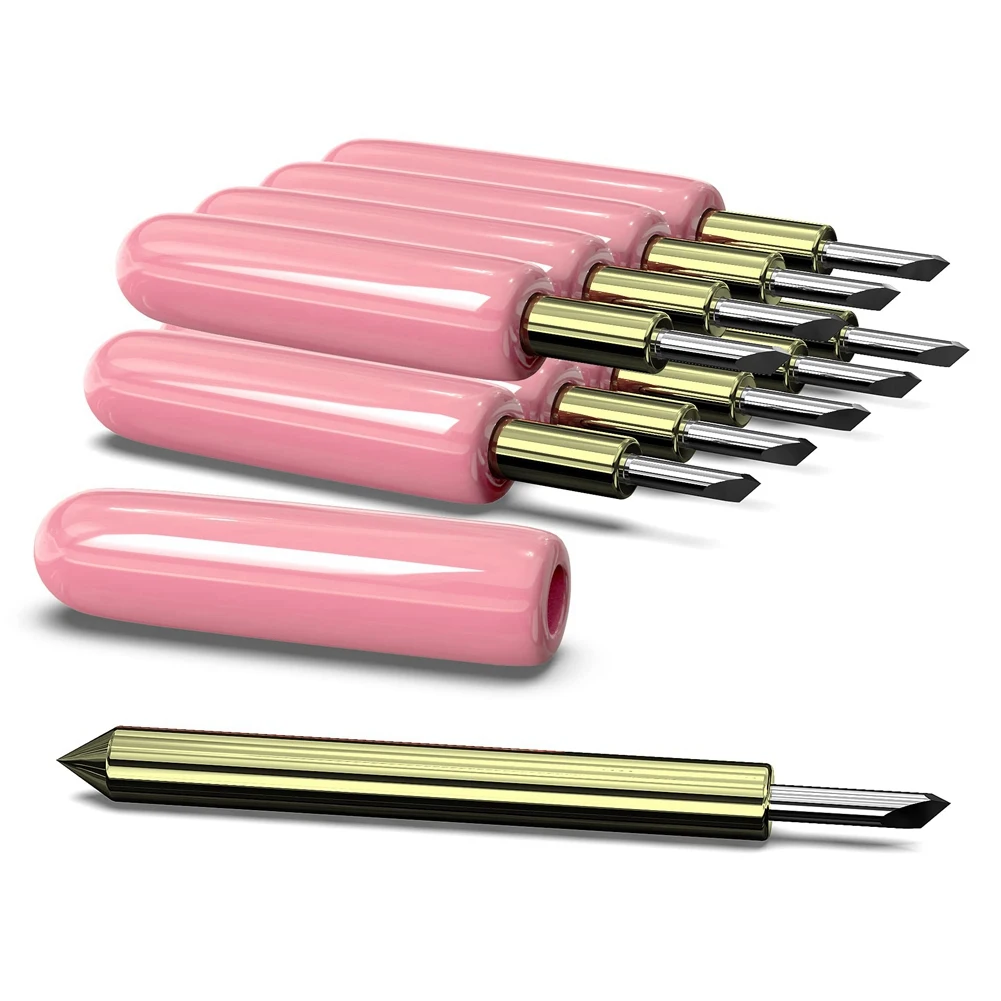 

Premium Deep Cutting Blades for Cricut Maker/Maker 3 Cut Through Thicker Materials (10 Blades)