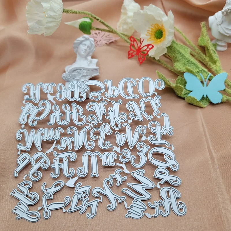 

A-Z Capital Letters Papercutting Card Cut Dies Decoration Metal Cutting Dies DIY Embossing Scrapbooking Craft Album