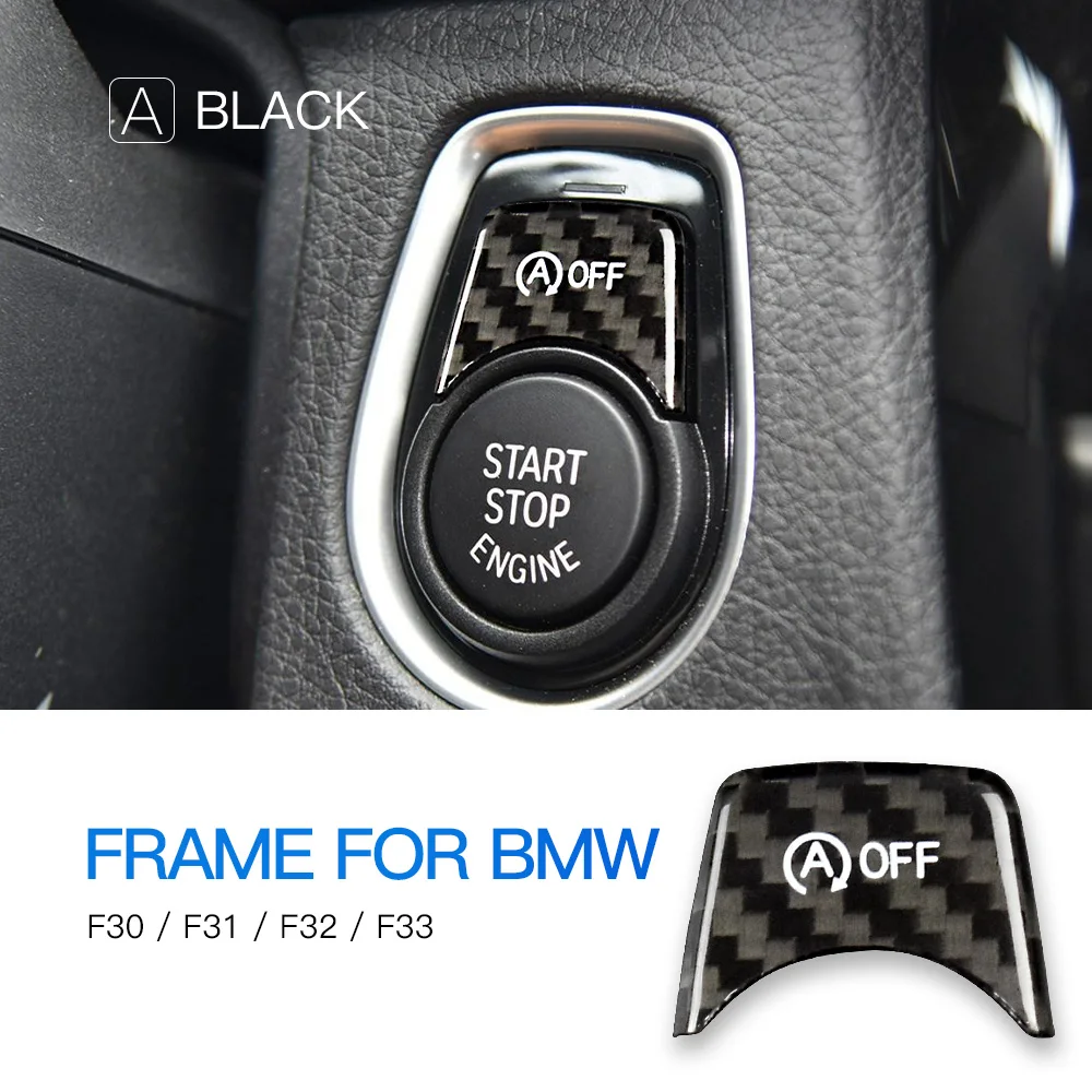 

Углеродное волокно для BMW 3 4 серии F30 F31 F32 F33 F83 F82 M2 M3, аксессуары, внутренняя отделка, автомобильный двигатель, запуск, остановка, кнопка, наклейка