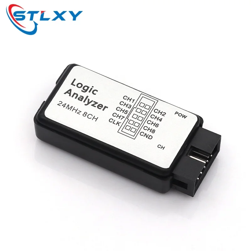 Фото Логический анализатор Stlxy USB, мини-анализатор, микроконтроллер, инструмент для отладки ARM FPGA, выборка 24 м, 8 каналов №5