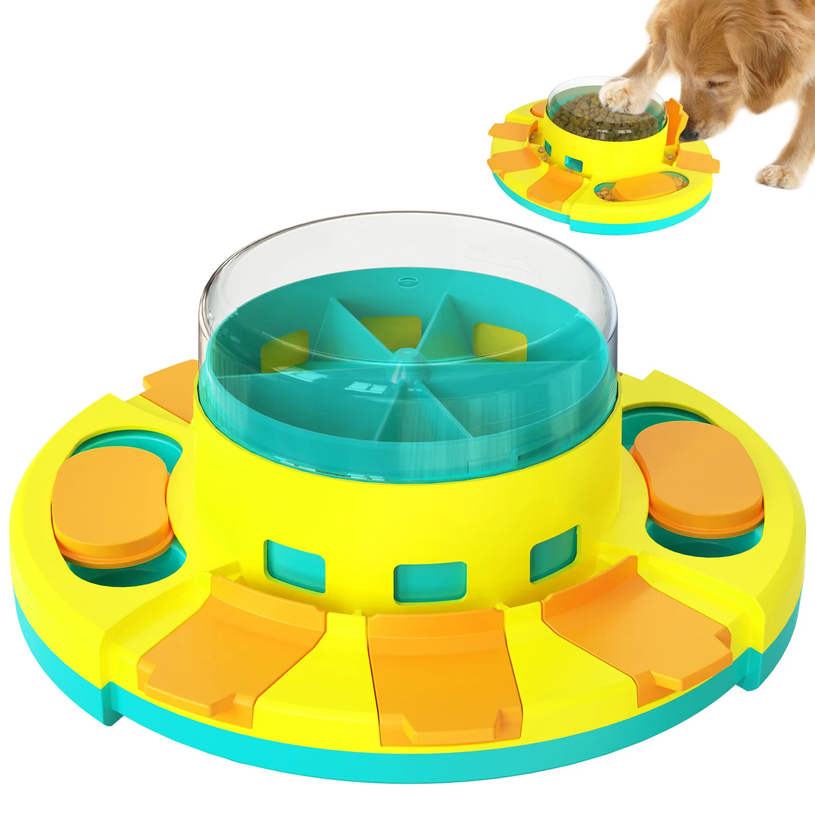 

Dog slow food press bomb food leakage toy fun dog slow food slow food device fun