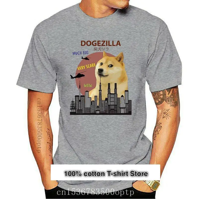 

Camiseta 2021 de algodón con estampado de DOGE, camisa divertida de DOGE, MEME, Shiba Inu, 100%