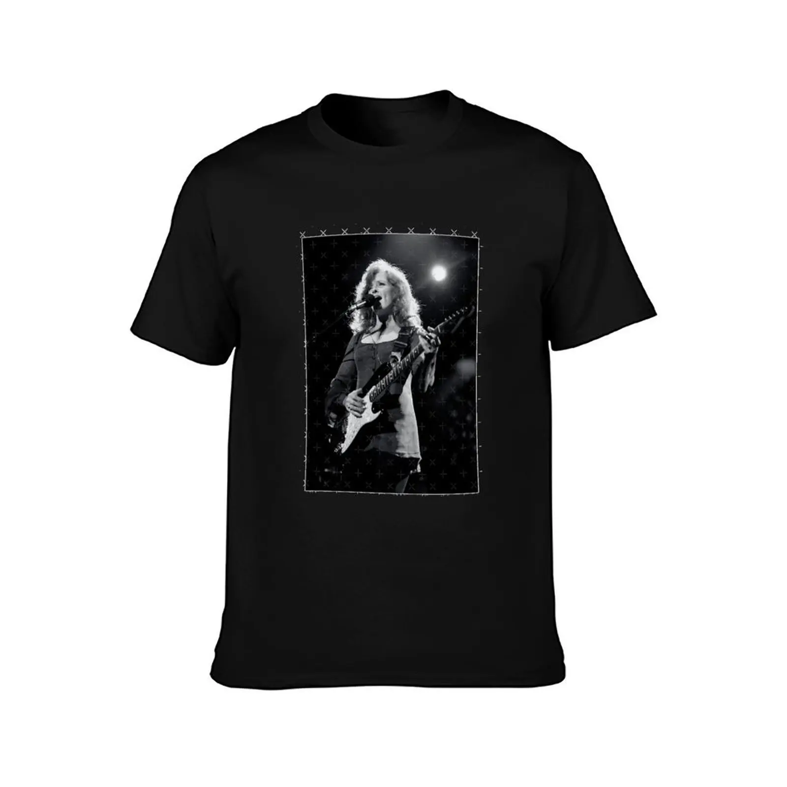 Фото Футболка Bonnie Raitt — с принтом, хлопковая, мужская, летняя, в упаковке №2
