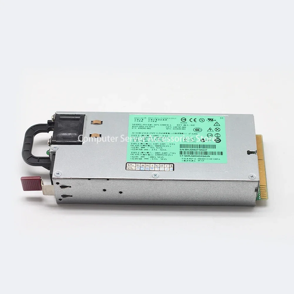 

Оригинальный блок питания для сервера DL580 G5 Gen5 1200-001 440785-002 438202-001 DL580G5