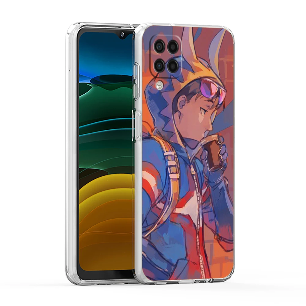 Koichi Haimawari The Crawler Soft Cover for Samsung Galaxy A13 A22  A52S A52 A72 A51 A71 A41 A31 A21 A11 Transparent Phone Case