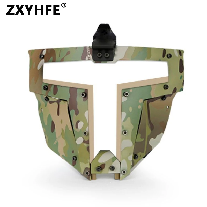 

ZXYHFE Tactical Hunting Half Face Mask CS Wargame Airsoft Protective Shooting Paintball Accesories Sports Outdoor New Equipment