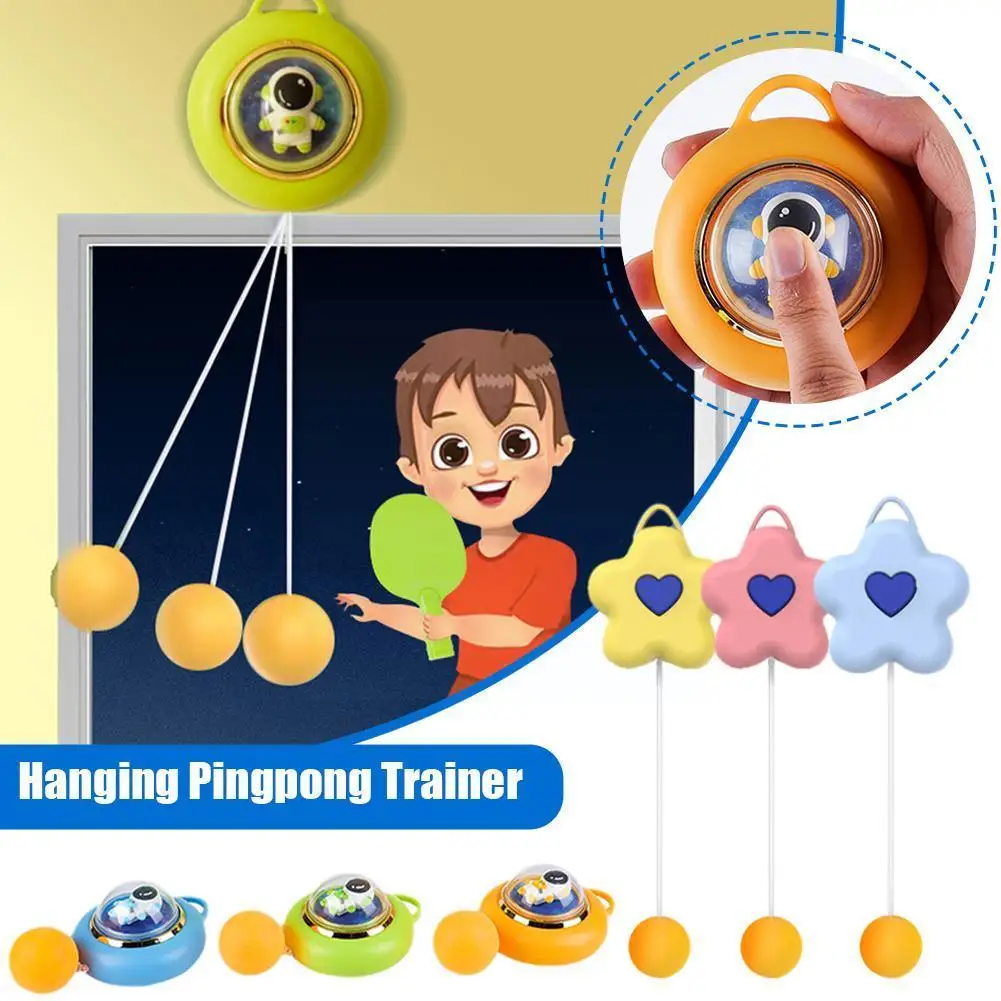 

Детский висячий тренажер для пинг-понга, тренировочные игрушки для тренировок с координацией рук и глаз для родителей, подарок для детей D3e3