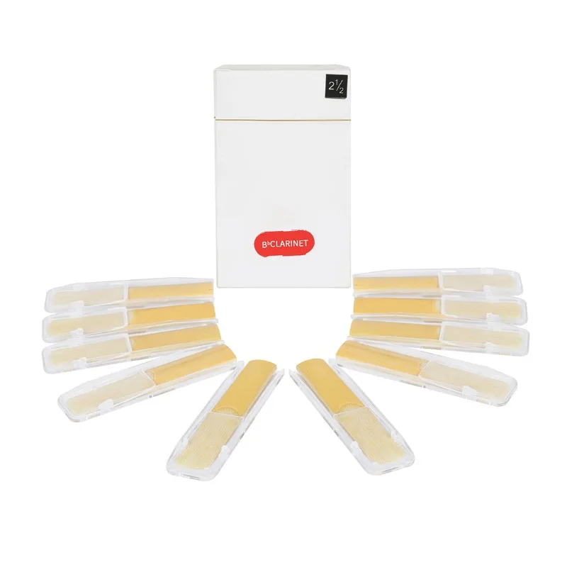 

Bb Tuning Clarinet Whistle Blade 2.5 Reed Black Pipe Whistle Blade 10 Pieces ABS Independent Protection Whistle Blade Clip