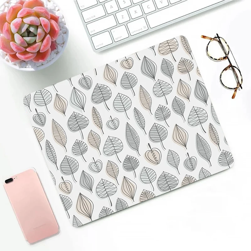 

Small Fresh Tropical Rainforest Style For Gaming Laptop Computer Desk Mat Mouse Pad Office Desk Set Accessories Kawaii Mousepad
