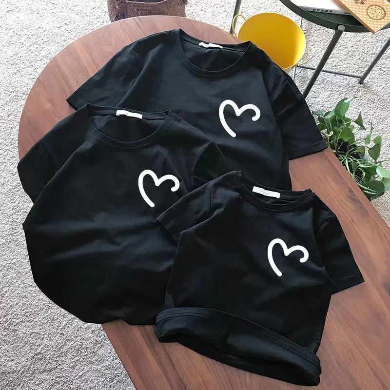 Одинаковые Семейные рубашки для детей старшего возраста младшего мам пап и