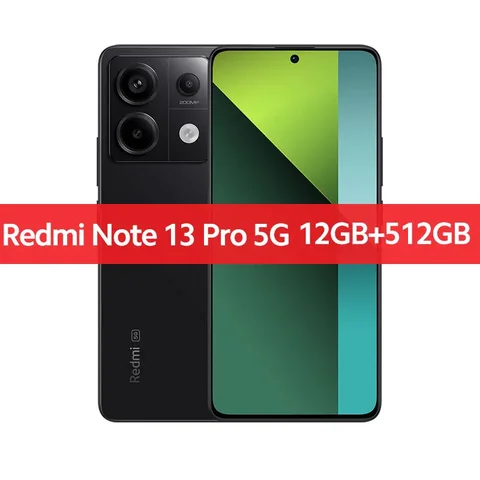 Смартфон XIAOMI Redmi Note 13 Pro 5G, 8/256ГБ, 12/512ГБ, global