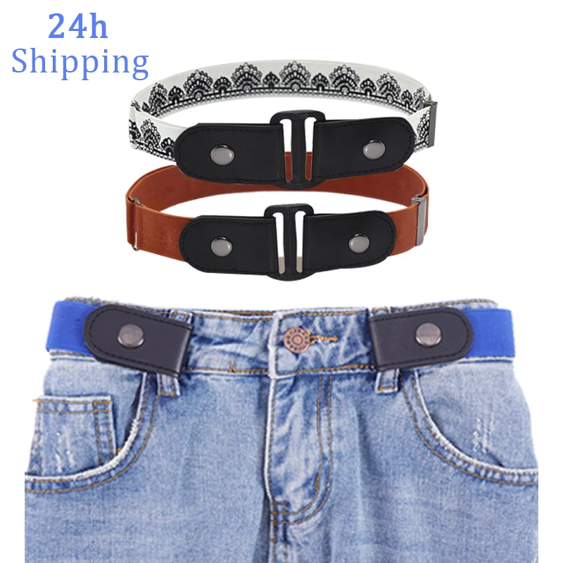 

12 Styles Buckle-Free Waist Belt for Jeans Pants,No Buckle Stretch Elastic Waist Belt for Women/Men No Bulge Convenient Belt
