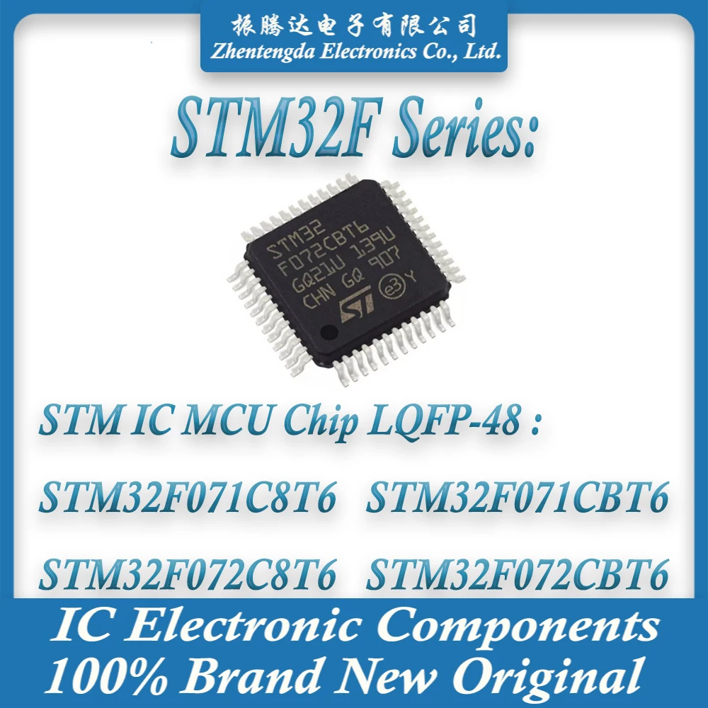 

STM32F071C8T6 STM32F071CBT6 STM32F072C8T6 STM32F072CBT6 STM32F071 STM32F072 STM32F STM32 STM IC MCU Chip LQFP-48