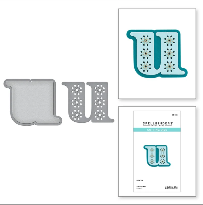 

Письмо u металлические Вырубные штампы для Diy скрапбукинга ремесла изготовления фотоальбома шаблон ручной работы украшения