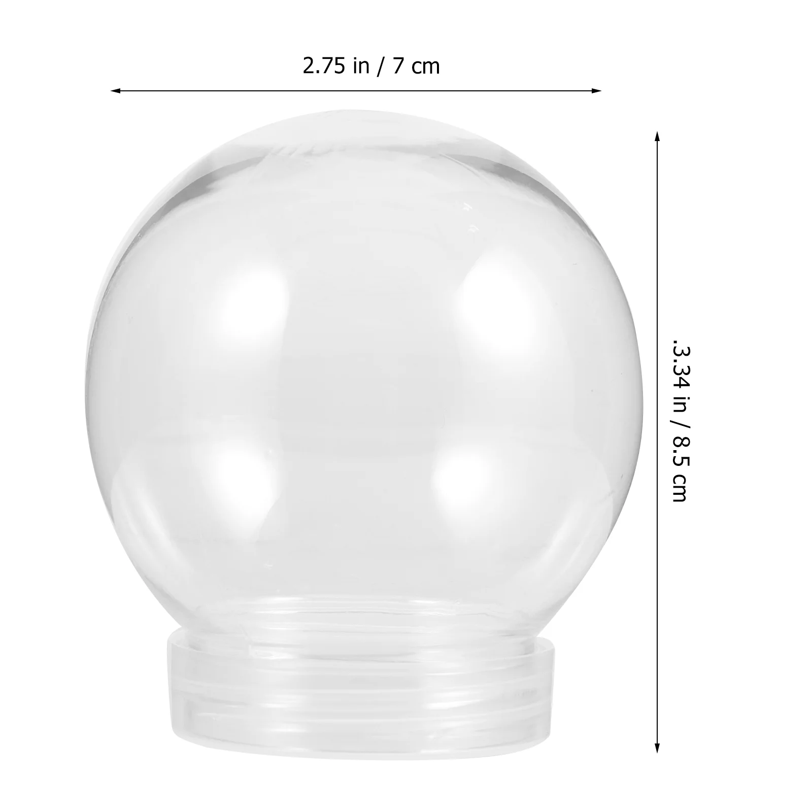 10 шт. глобус для детей сделай сам прозрачный пластиковый водяной шар снежный с