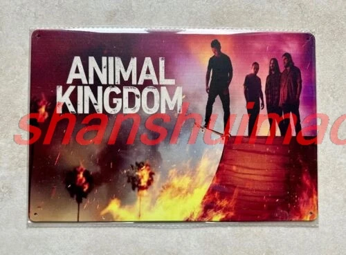 ANIMAL KINGDOM CRIME SERIES METAL SIGN MAN CAVE BAR PUB T.V SHOW 20 x 30 см kk