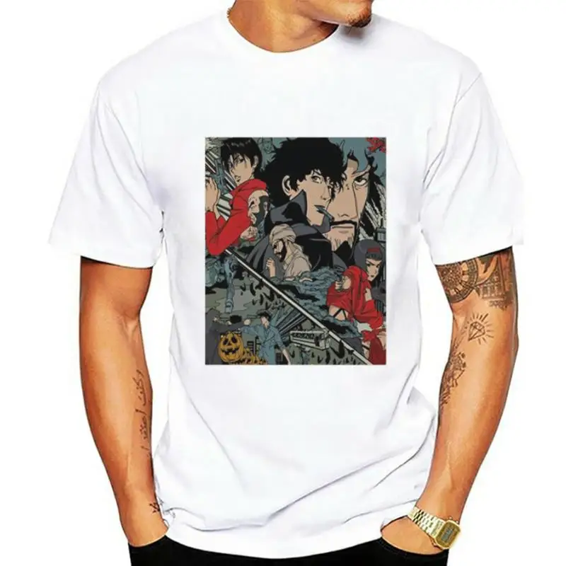 

cowboy bebop T shirts Men High Quality Casual 100% Cotton Hipster Tops Tshirt