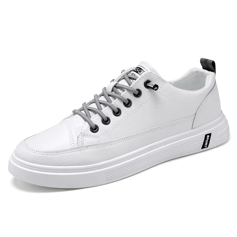 

Men's Casual Board Shoes 2023 New Male Fashion Breathable Small White Shoes Men Sneakers Leather Shoes Zapatillas Informales