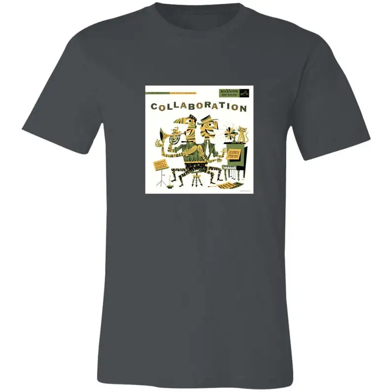 Короты Роджерс и 수 Превин COLLABORATION Джима Флора (1955) Футболка унисекс из джерси с