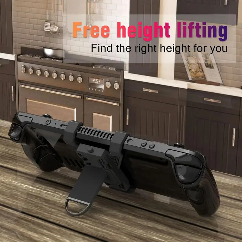 

Держатель для игровой консоли, кронштейн для большинства игровых консолей, мобильных телефонов, электронных книг, регулируемая подставка, ...