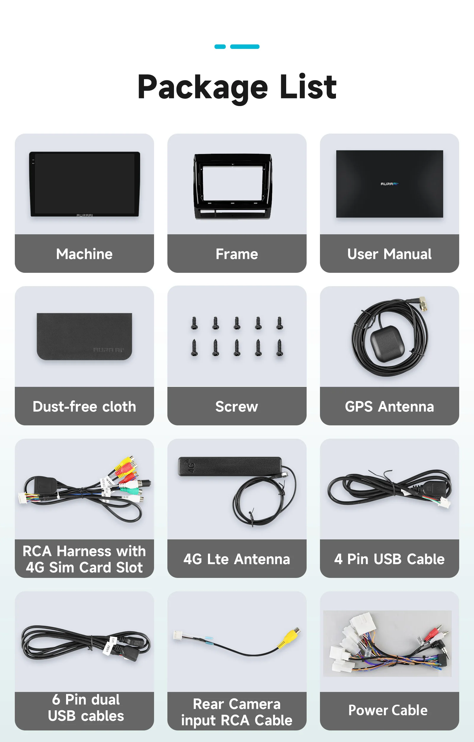 Автомобильное радио 8G+256G с беспроводным Carplay, Android 13, GPS-навигацией, авто-мультимедиа, 4G BT для Toyota Tacoma 2HILUX 2005-2013 гг. (art.: 3920da2f8c93a) - 3920da2f8c93a