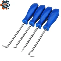4 piece oil seal screwdriver set pull hook oil seal screwdriver puller removal hook set for car oil seal removal