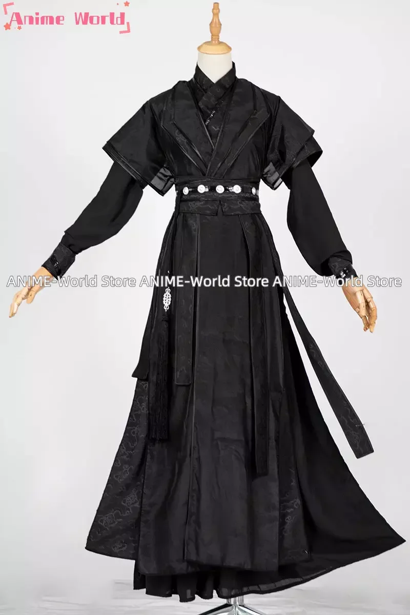 He Xuan Gu Yun Косплей Костюм Аниме Черный Китайский Хэллоуин Карнавал Вечеринка