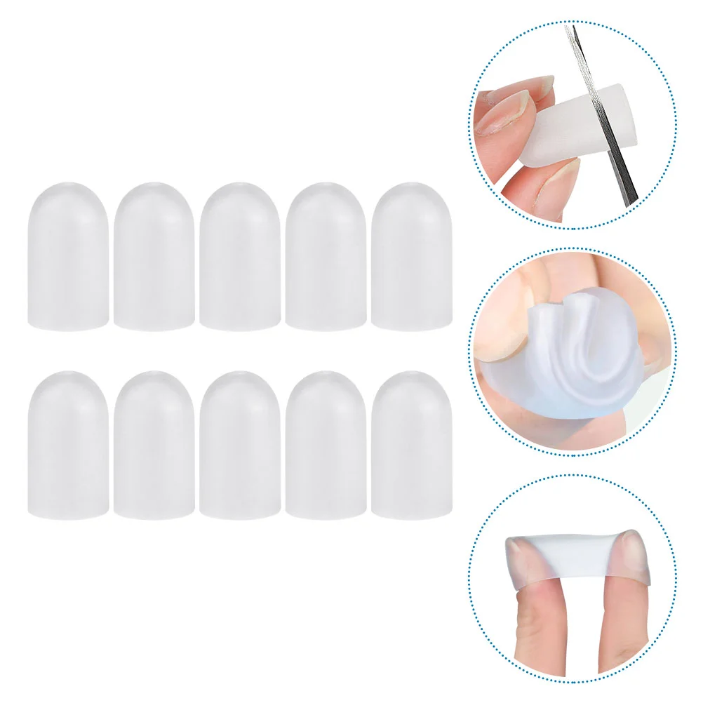 

10 Pcs Anti-abrasion Toe Covers Sleeve Tube Protectors Pain Relief Silicone Sleeves Casing Sebs Wear Miss Foot