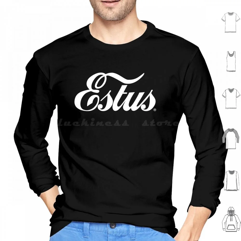 

Estus-белая Базовая толстовка, хлопковая с длинным рукавом, базовая белая Рождественская Пижама, забавная Рождественская новая семейная Пижама