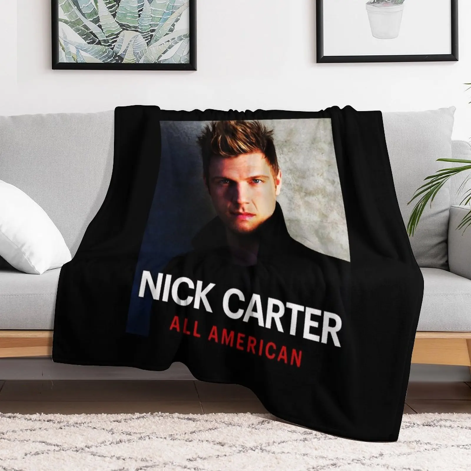 Специальный певец человек кантри Ник Картер ракушки трендовый продавец одеяло