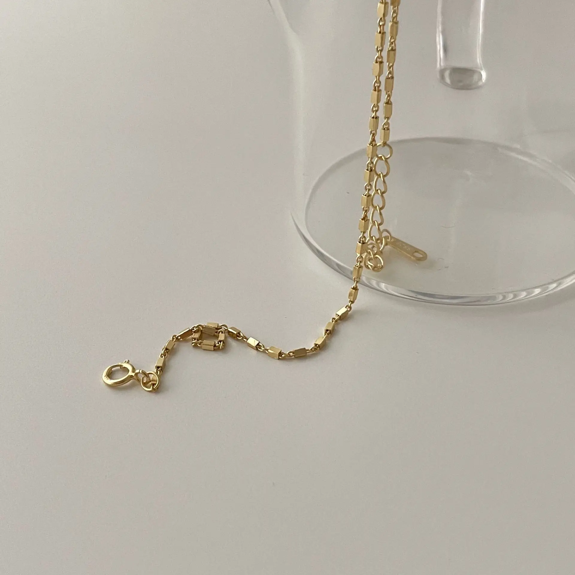 SHANICE настоящее серебро 925 пробы простой геометрический квадратный кубинский