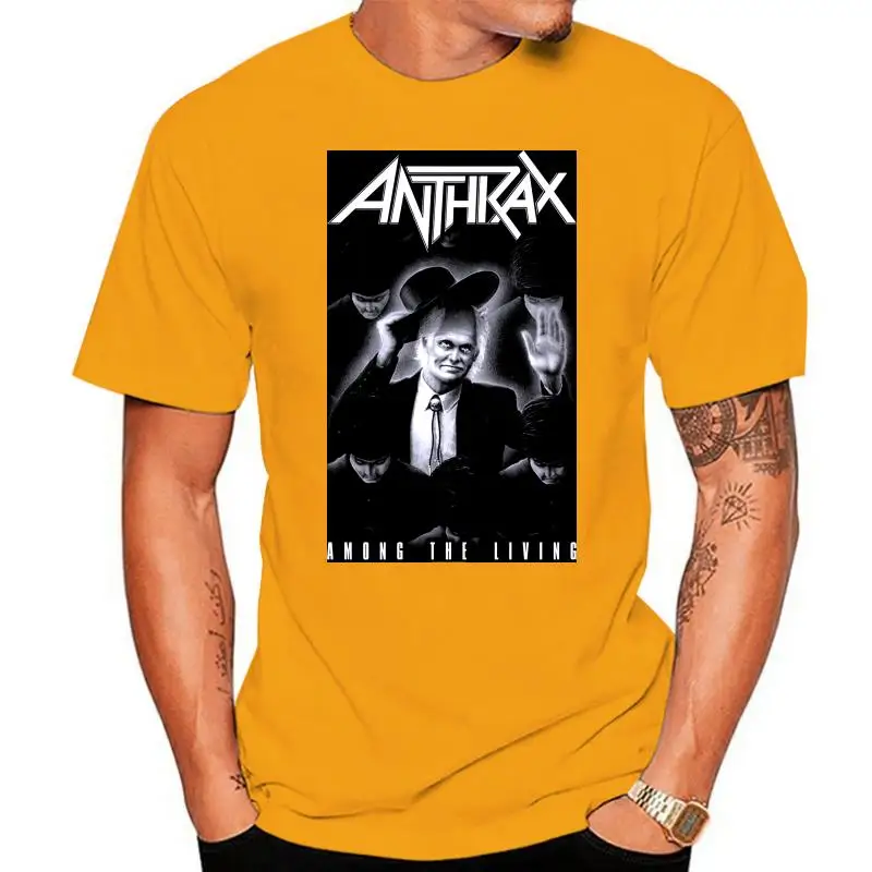 

Official Anthrax Amoung The Living T Shirt Rock Fistful Worship Stomp 442 Two Ev