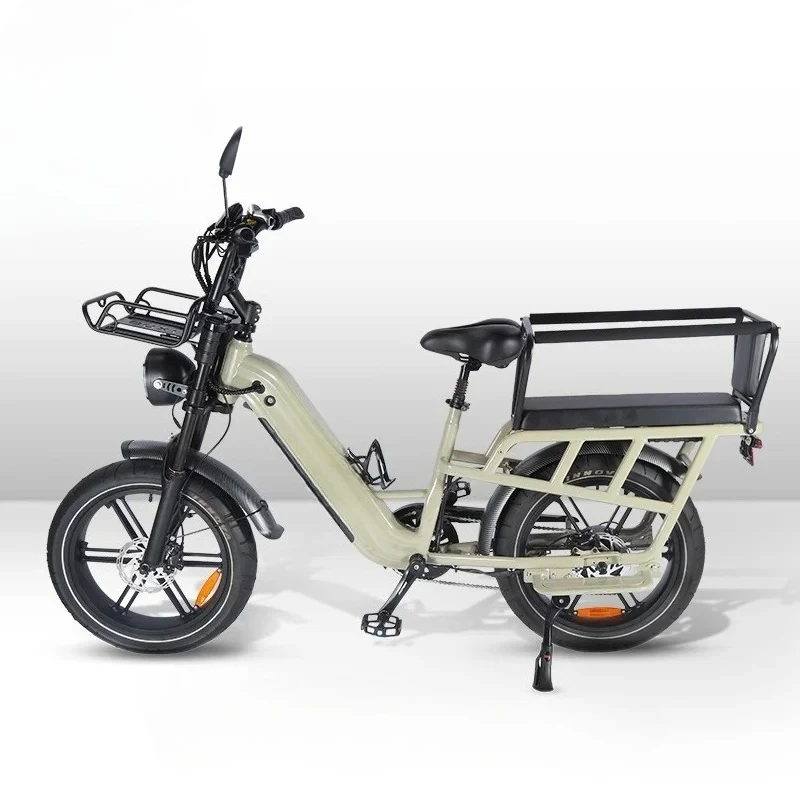 Фото Электрический городской велосипед TcItalian OUXI Q10 250W 48V с 20-дюймовыми колесами, двойными дисковыми тормозами, 7-скоростной трансмиссией и батареей на 60 километров. №2