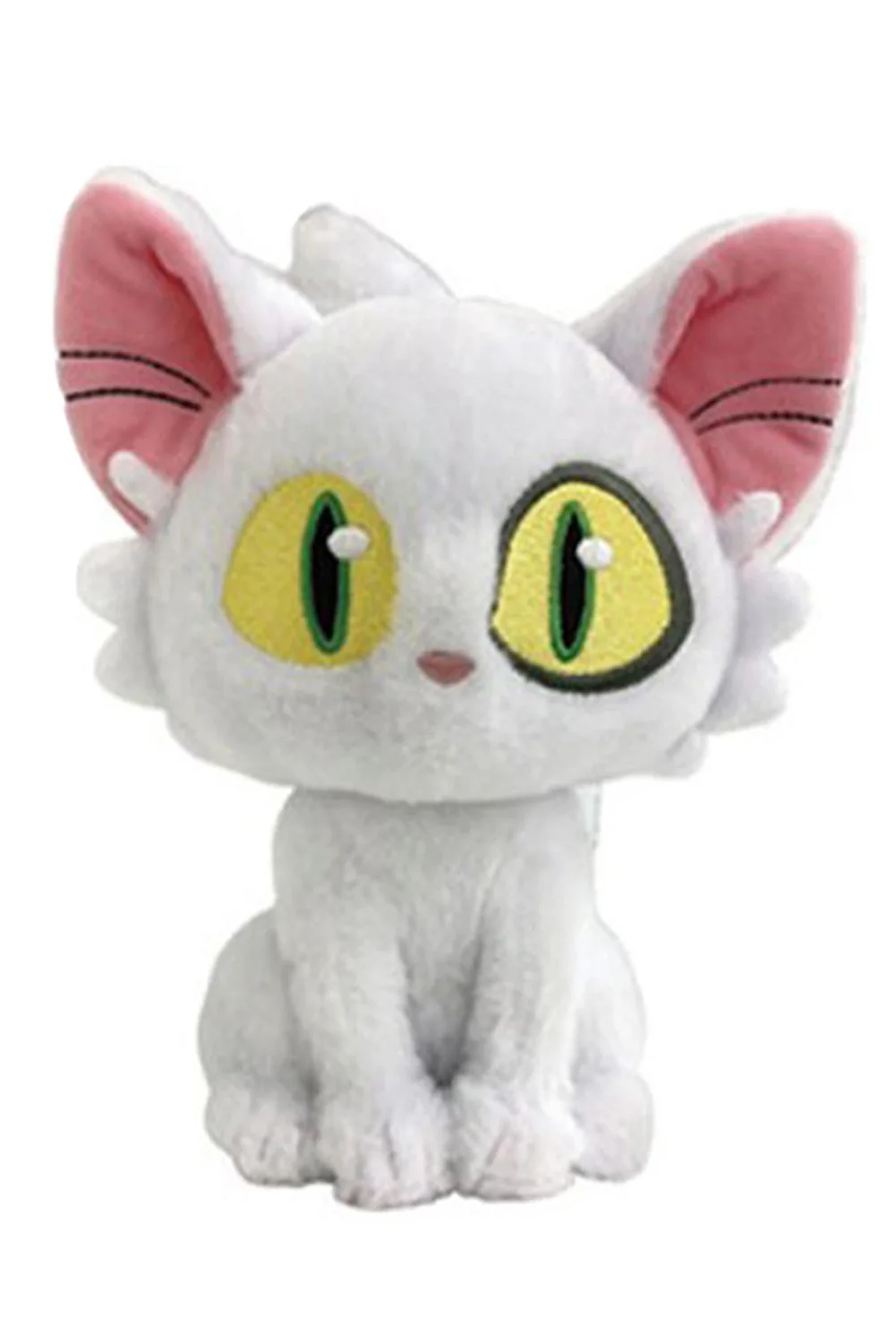 24/25 см Kawaii мягкий плюшевый костюм белого и черного кота аниме Suzume талисман