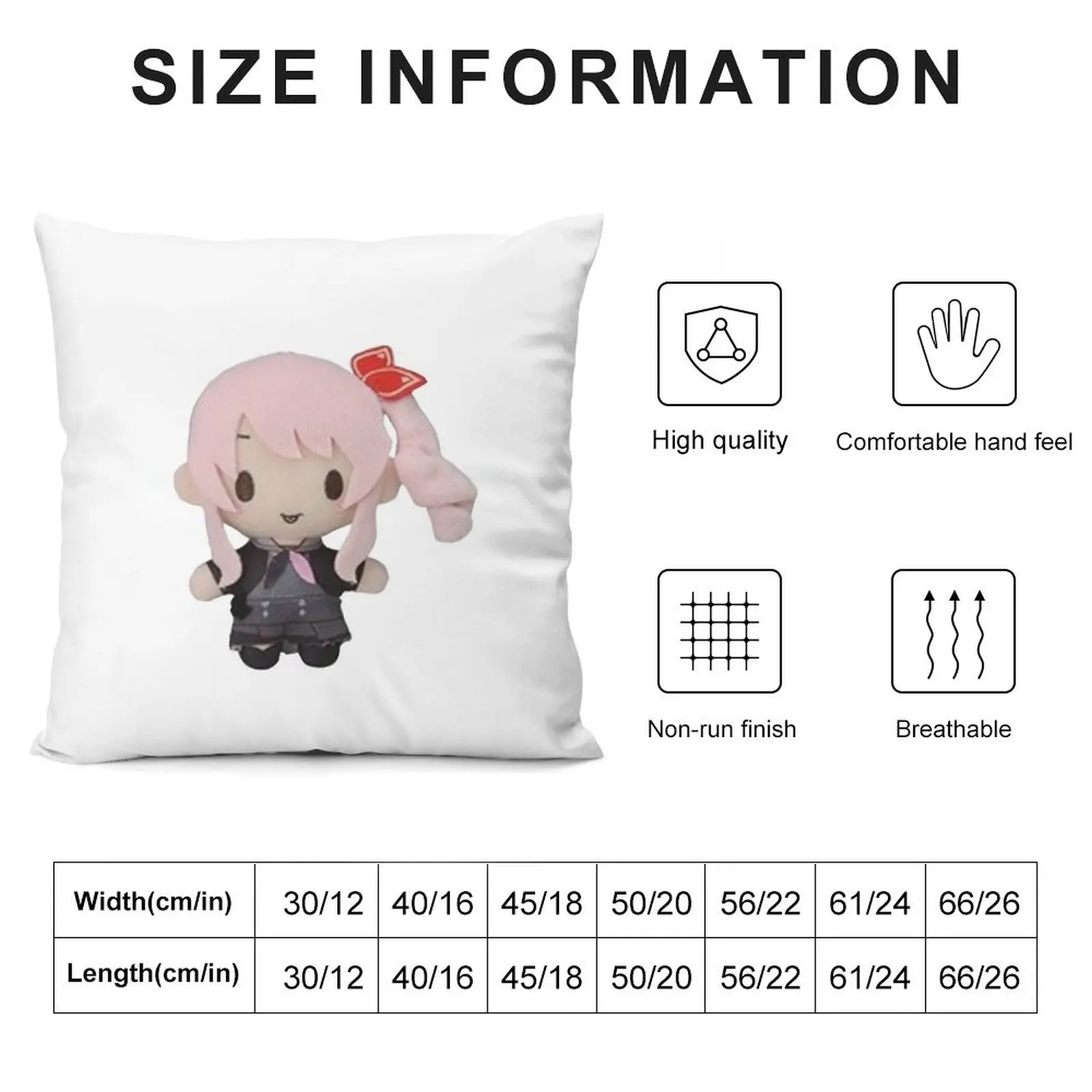 Подушка mizuki akiyama plushie осенняя наволочка подушки для кровати роскошные диванные